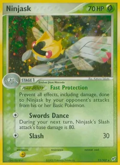 Ninjask, Karte 13 aus EX Deoxys