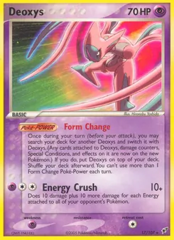 Deoxys, Karte 17 aus EX Deoxys