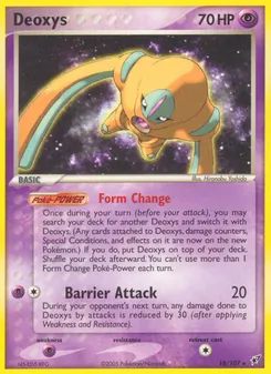 Deoxys, Karte 18 aus EX Deoxys