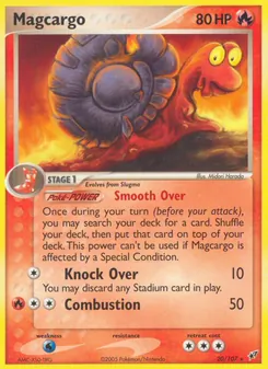 Magcargo, Karte 20 aus EX Deoxys