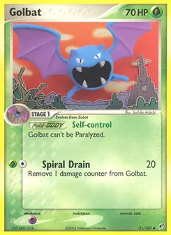 Golbat, Karte 31 aus EX Deoxys