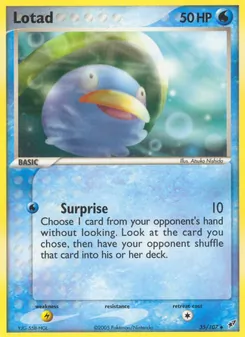 Loturzel, Karte 35 aus EX Deoxys