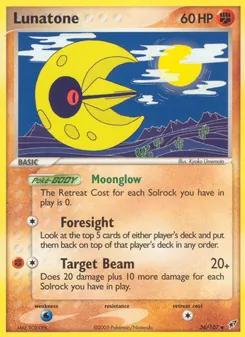 Lunastein, Karte 36 aus EX Deoxys