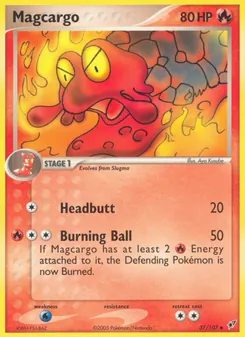 Magcargo, Karte 37 aus EX Deoxys