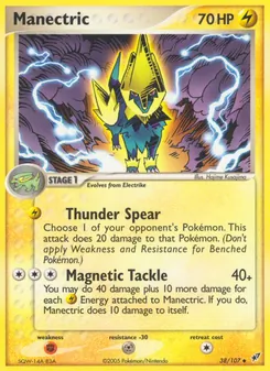 Voltenso, Karte 38 aus EX Deoxys