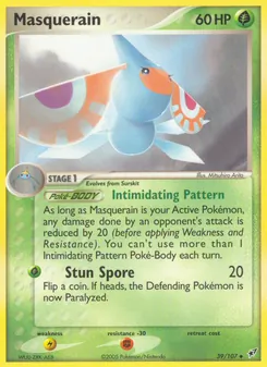Maskeregen, Karte 39 aus EX Deoxys