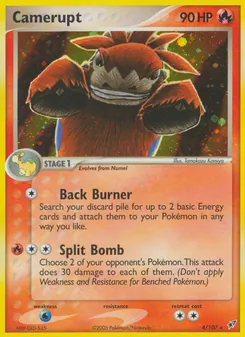 Camerupt, Karte 4 aus EX Deoxys