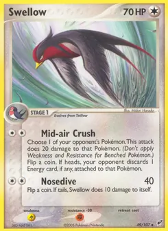 Schwalboss, Karte 49 aus EX Deoxys