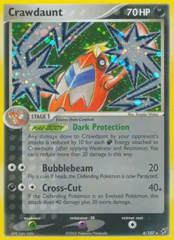 Krebutack, Karte 6 aus EX Deoxys