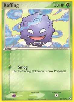 Smogon, Karte 62 aus EX Deoxys
