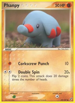 Phanpy, Karte 69 aus EX Deoxys