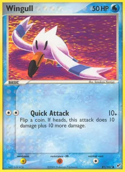 Wingull, Karte 81 aus EX Deoxys