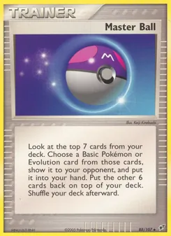 Meisterball, Karte 88 aus EX Deoxys
