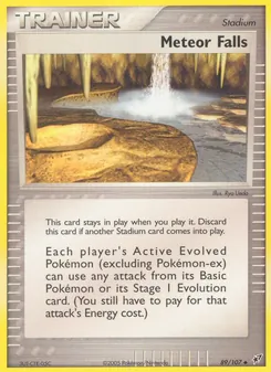 Meteorfälle, Karte 89 aus EX Deoxys