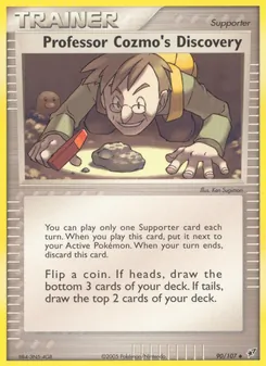 Professor Kosmos Entdeckung, Karte 90 aus EX Deoxys