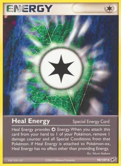 Heilungs-Energie, Karte 94 aus EX Deoxys