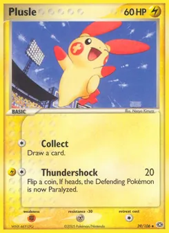 Plusle, Karte 39 aus EX Smaragd