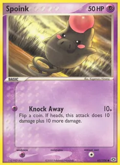 Spoink, Karte 65 aus EX Smaragd