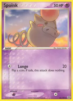 Spoink, Karte 66 aus EX Smaragd