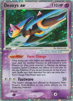 Deoxys-ex, Karte 93 aus EX Smaragd