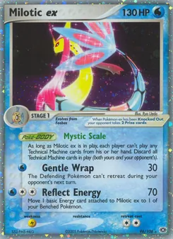 Milotic-ex, Karte 96 aus EX Smaragd