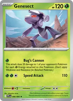 Genesect, card 008 from Phantasmal Flames