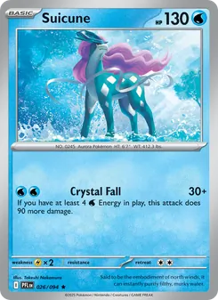Suicune, card 026 from Phantasmal Flames