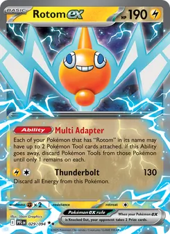 Rotom ex, card 029 from Phantasmal Flames