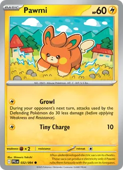 Pawmi, card 032 from Phantasmal Flames