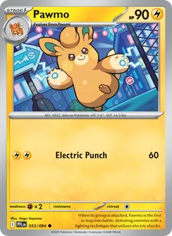 Pawmo, card 033 from Phantasmal Flames