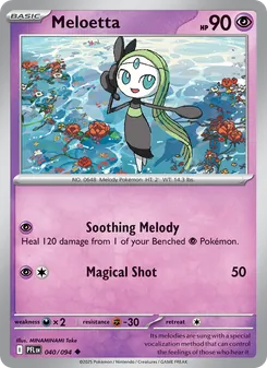 Meloetta, card 040 from Phantasmal Flames