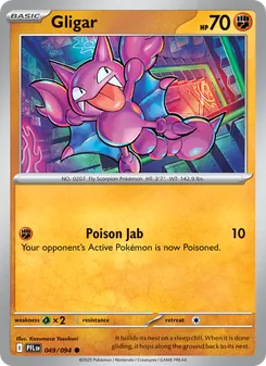 Gligar, card 049 from Phantasmal Flames