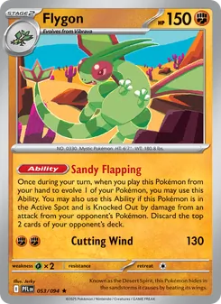 Flygon, card 053 from Phantasmal Flames