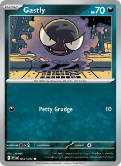 Gastly, card 054 from Phantasmal Flames