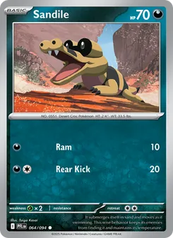 Sandile, card 064 from Phantasmal Flames