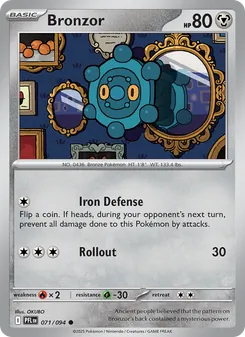 Bronzor, card 071 from Phantasmal Flames