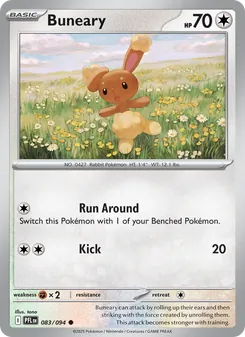 Buneary, card 083 from Phantasmal Flames