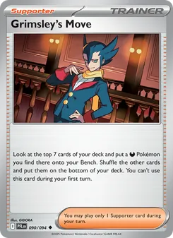 Grimsley's Move, card 090 from Phantasmal Flames