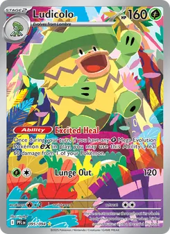 Ludicolo, card 095 from Phantasmal Flames