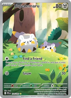 Togedemaru, card 104 from Phantasmal Flames