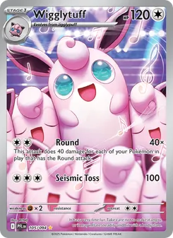 Wigglytuff, card 105 from Phantasmal Flames