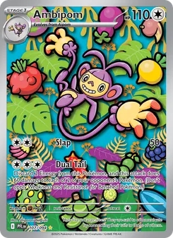 Ambipom, card 107 from Phantasmal Flames
