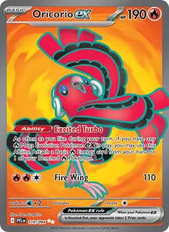 Oricorio ex, card 110 from Phantasmal Flames