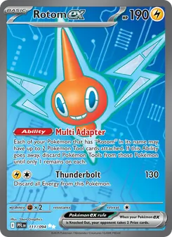 Rotom ex, card 111 from Phantasmal Flames