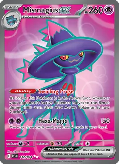 Mismagius ex, card 112 from Phantasmal Flames