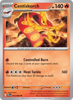 Centiskorch, card 010 from Pitch Black