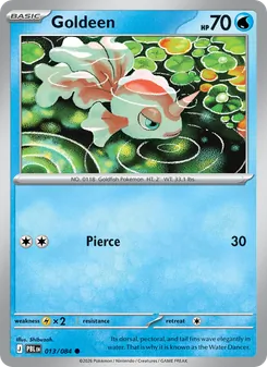Goldeen, card 013 from Pitch Black