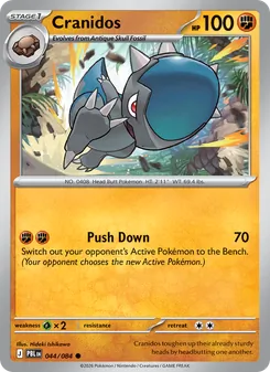 Cranidos, card 044 from Pitch Black