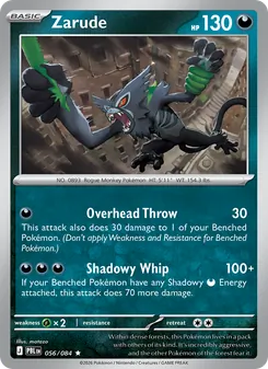 Zarude, card 056 from Pitch Black