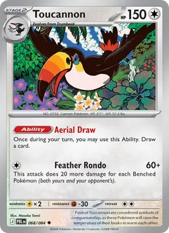 Toucannon, card 068 from Pitch Black
